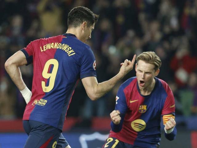 体育视频直播-巴萨登顶，莱万不高兴，百场亚马尔低迷